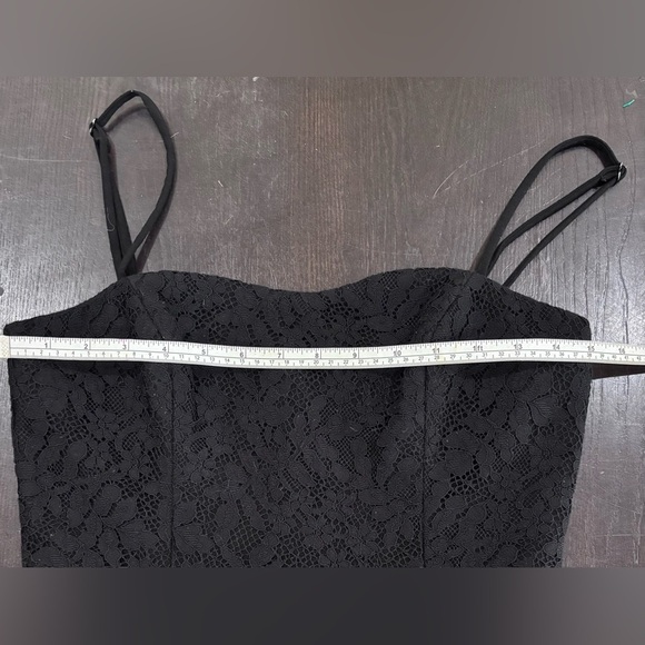 French Connection Black Lace Dress Size 6 - Picture 7 of 12